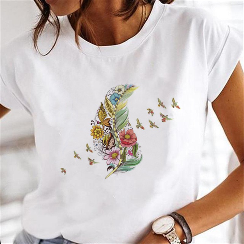 Summer Loving Clothing - Dandelion Love Butterfly Cute Printed Letter