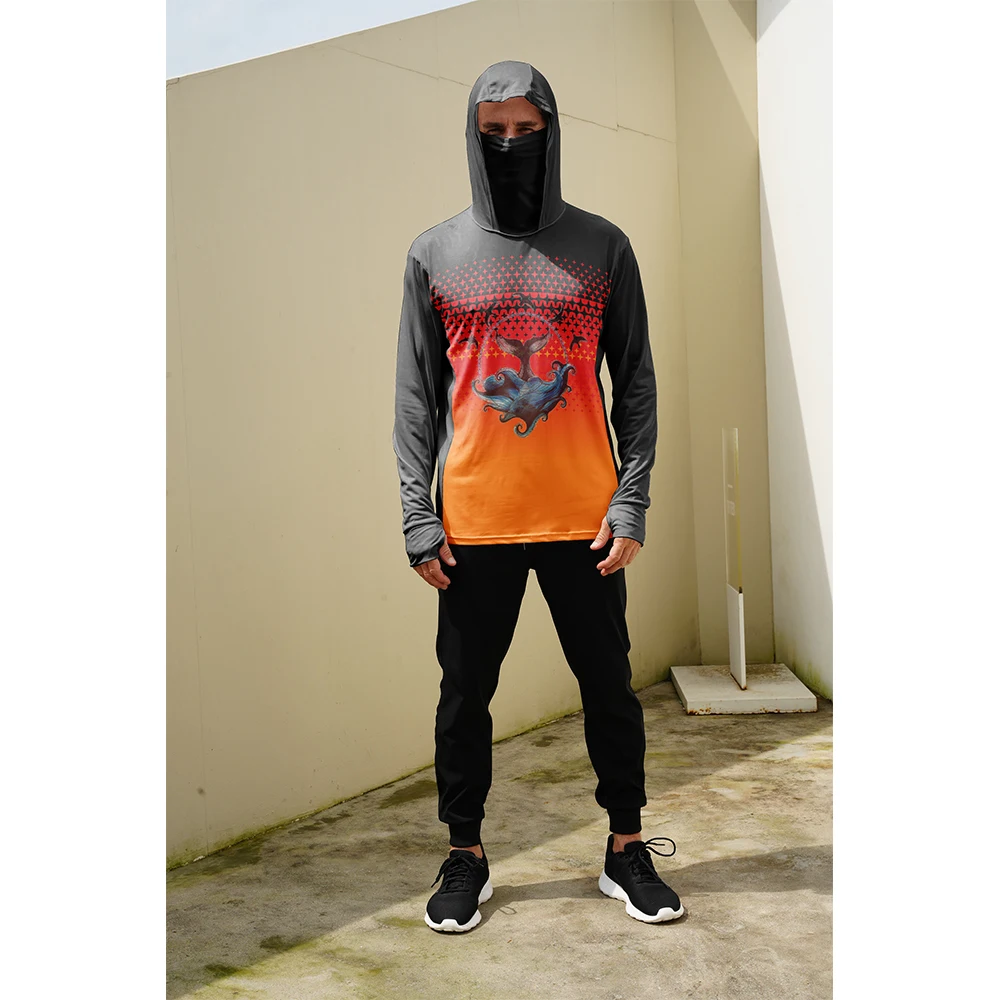 Summer Clothing Line - Fishing Shirts Men Sun Protection Hoodie