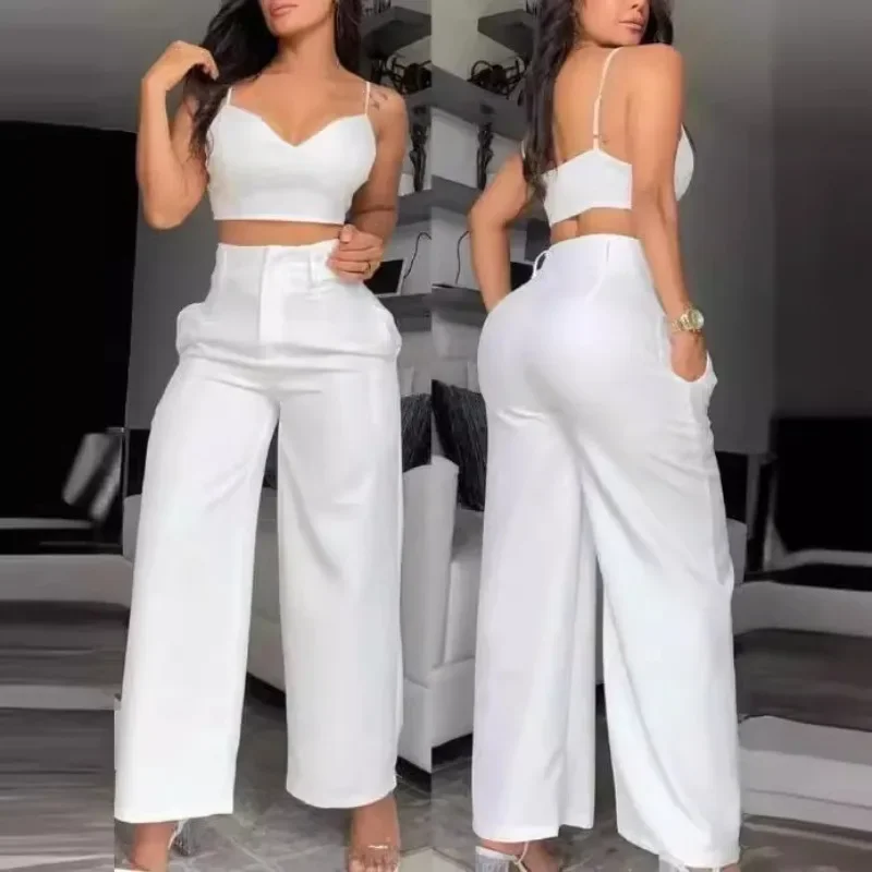 Summer Clothing Fabric - New Fashion Casual Suspender Suit Women's