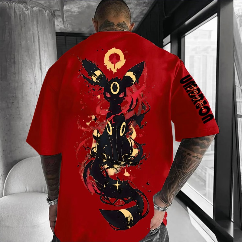 Summer Clothing Trends 2025 - Pokémon Co-branded Print T-shirt 2025 Summer