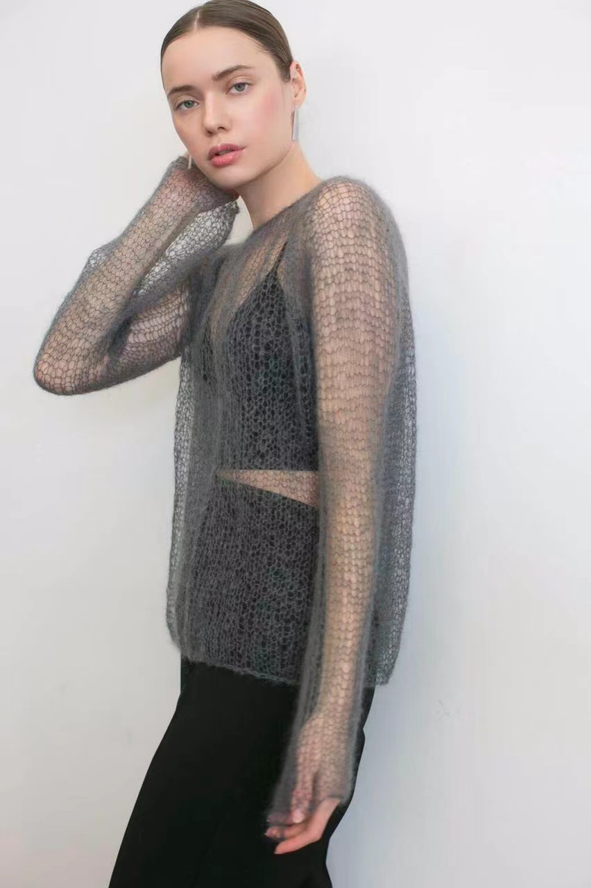 Mohair Top Pullover Sweater, K - Summer Clothing Yarn review and price
