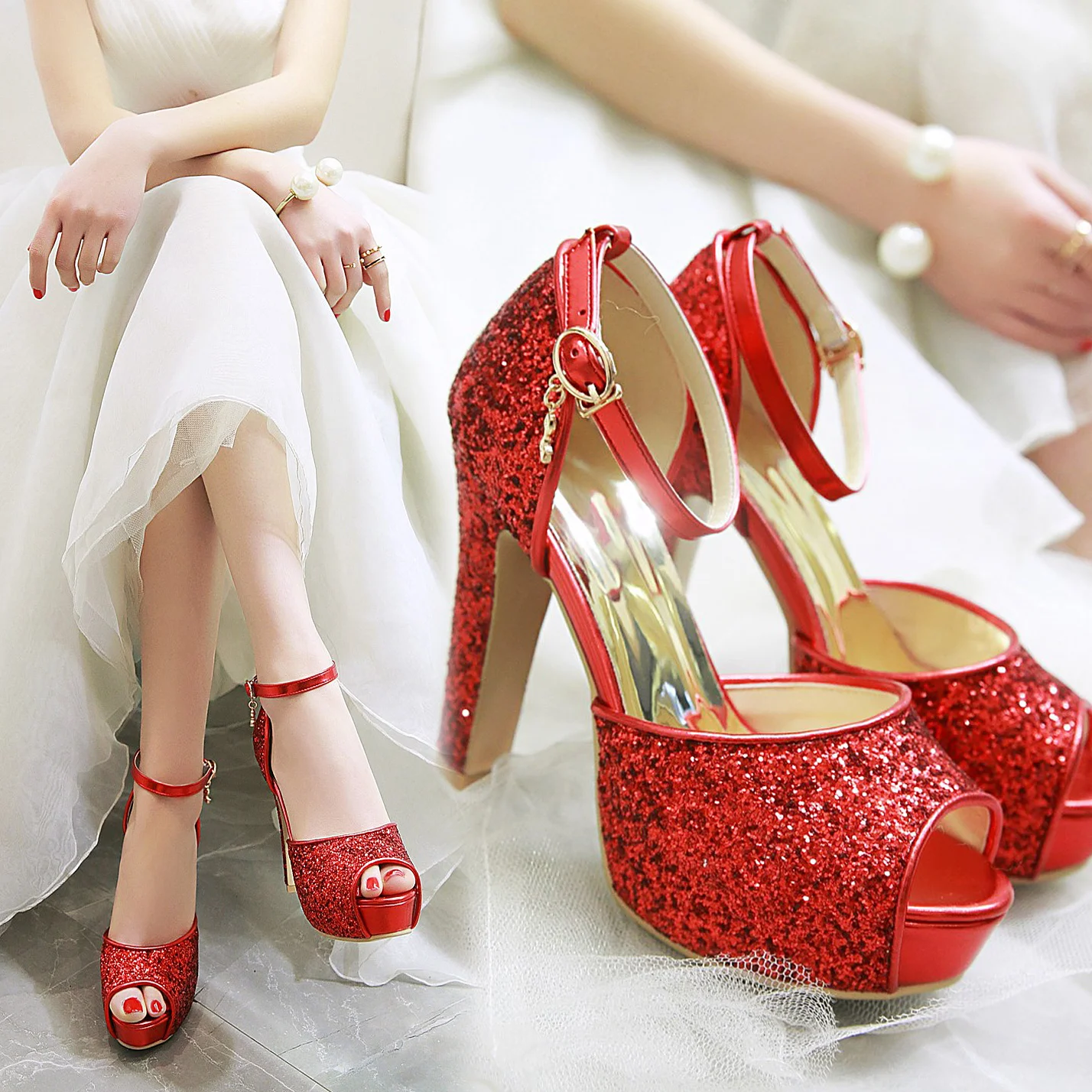 Silver Summer Women High Heel  - Summer Clothing Fabric review and price