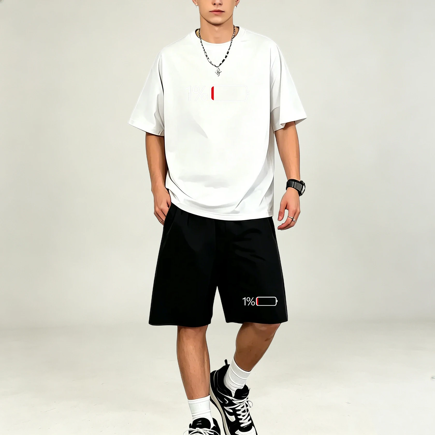 Hot Selling Men T‑Shirts Sets  - Summer Clothing Line review and price
