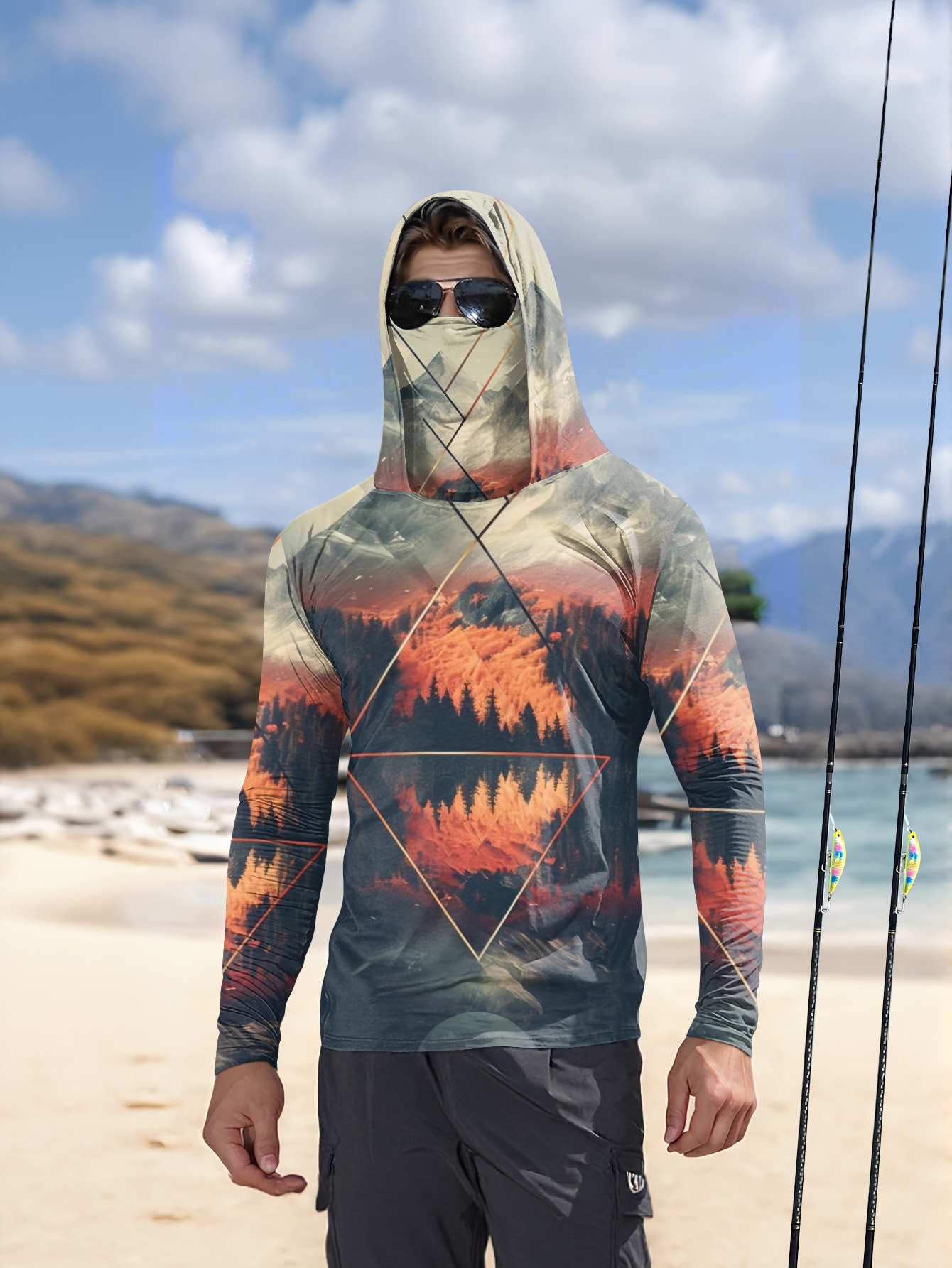 Outdoor Men's Fishing Hoodie B - Summer Clothing Line review and price