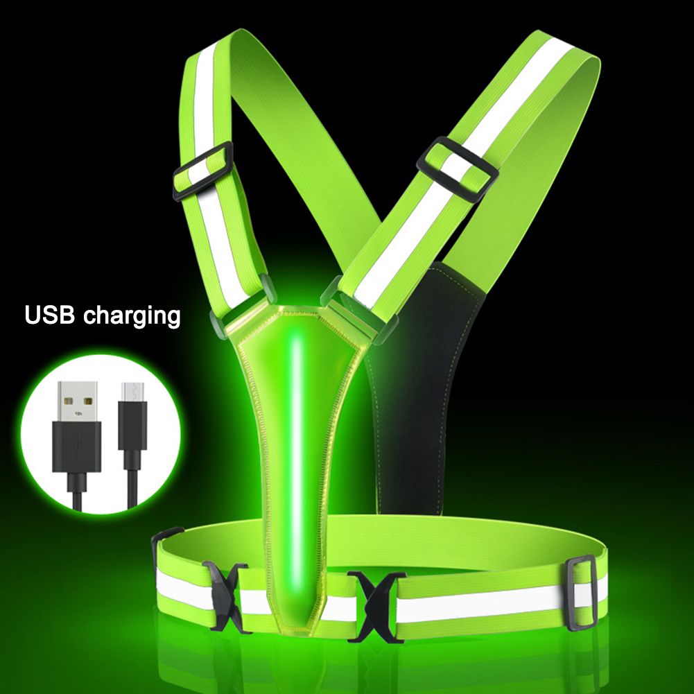 LED Running Vest USB Rechargea - Summer Nights Clothing review and price