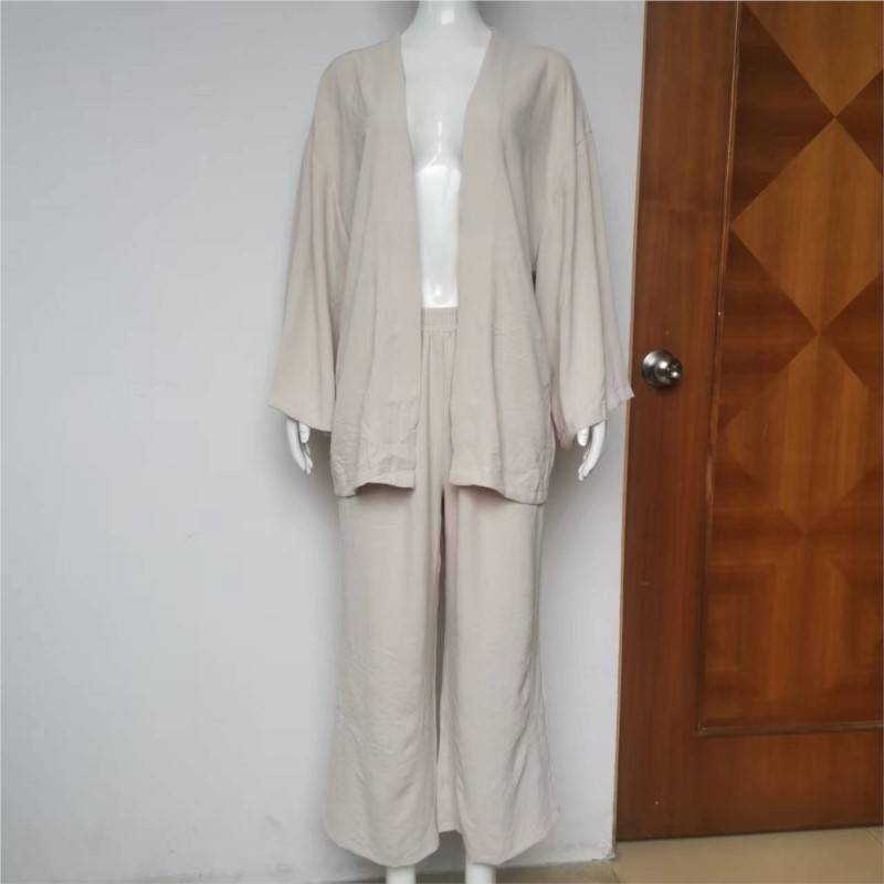 Women's Linen Trouser Suit Wit - Summer Linen Clothing For Women review and price
