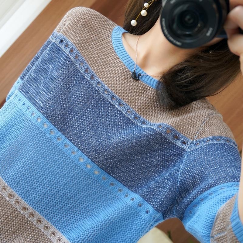 Women Sweater 3/4 Sleeve Korea - Summer Clothing Yarn review and price