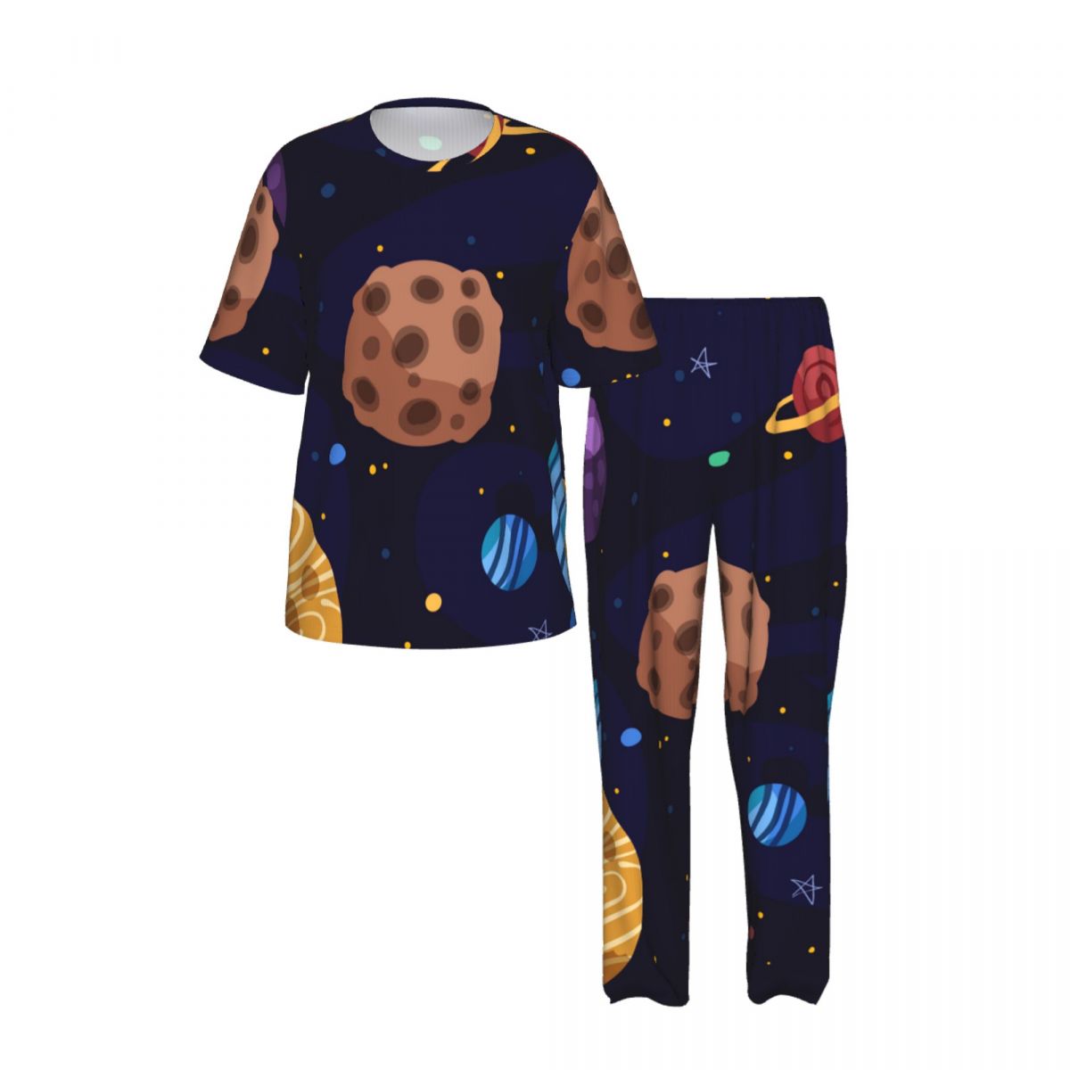 Men Pajamas Suit Short Sleeved - Summer Clothing Cartoon review and price