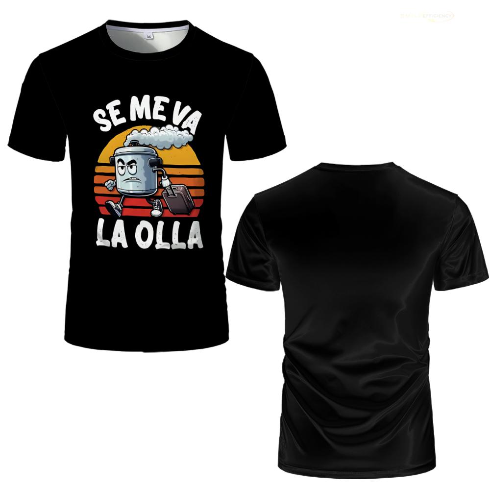 Se Me Va La Pinza Print T-Shir - Summer Clothing In Spanish review and price