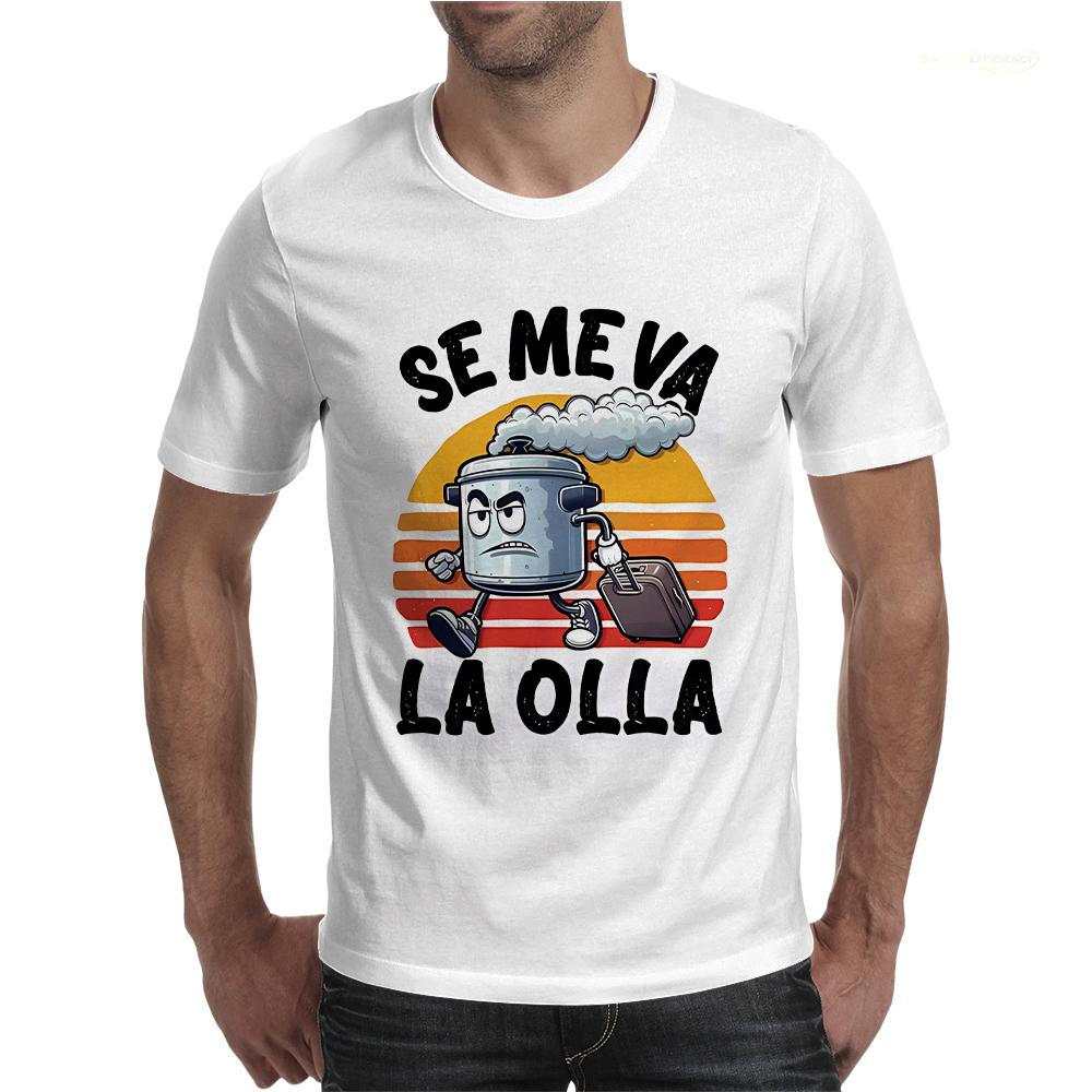 Se Me Va La Pinza Print T-Shir - Summer Clothing In Spanish review and price
