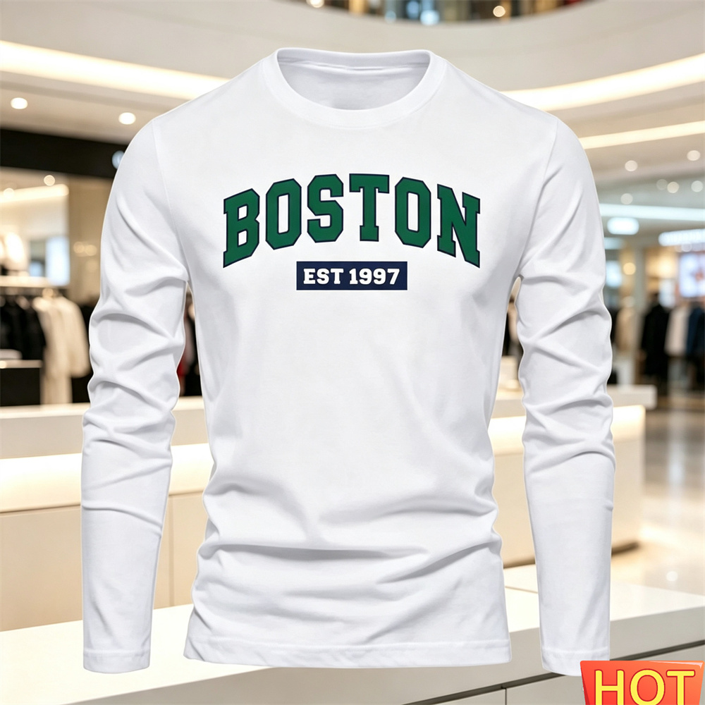 Autumn Summer Men's long sleev - Summer Clothing Y2K review and price