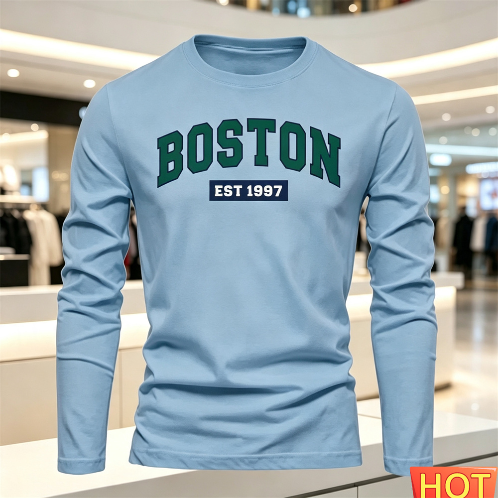 Autumn Summer Men's long sleev - Summer Clothing Y2K review and price
