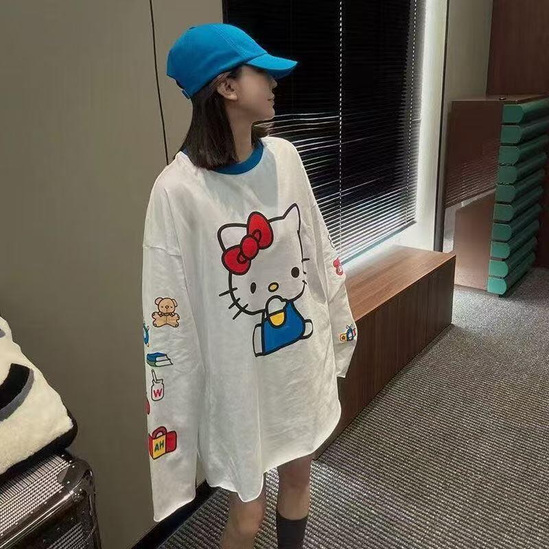Long-Sleeved Hello Kitty Summe - Summer Clothing Cartoon review and price