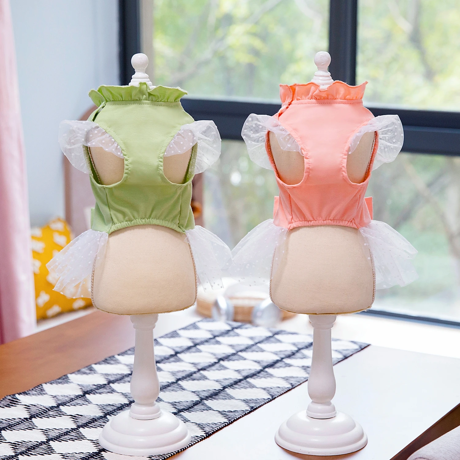 Cute Dog Summer Dress Cat Lace - Summer Loving Clothing review and price
