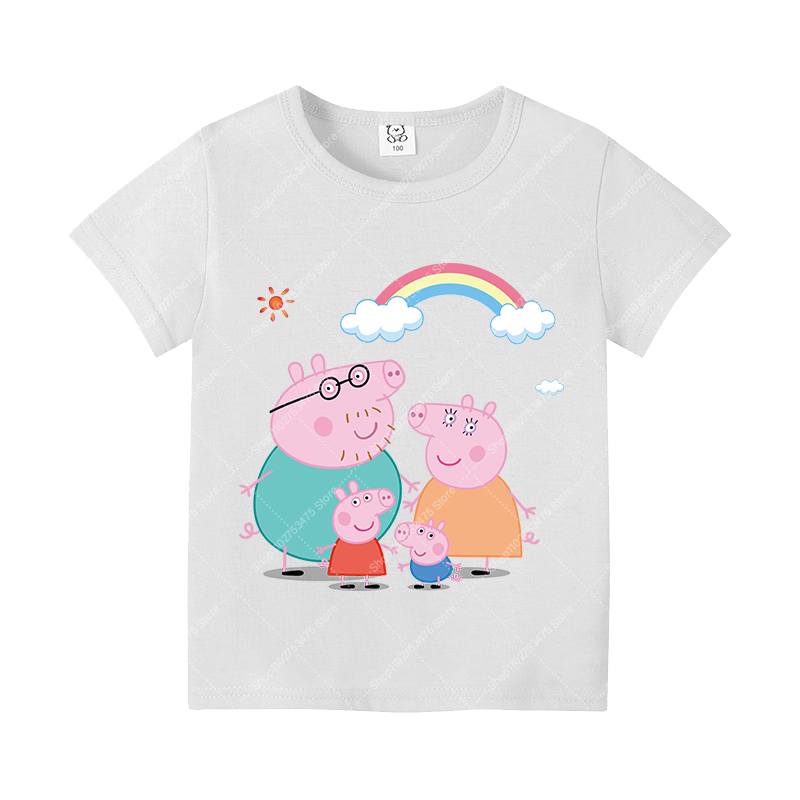 Kids Girl Cute Cotton T-shirt  - Summer Clothing Cartoon review and price