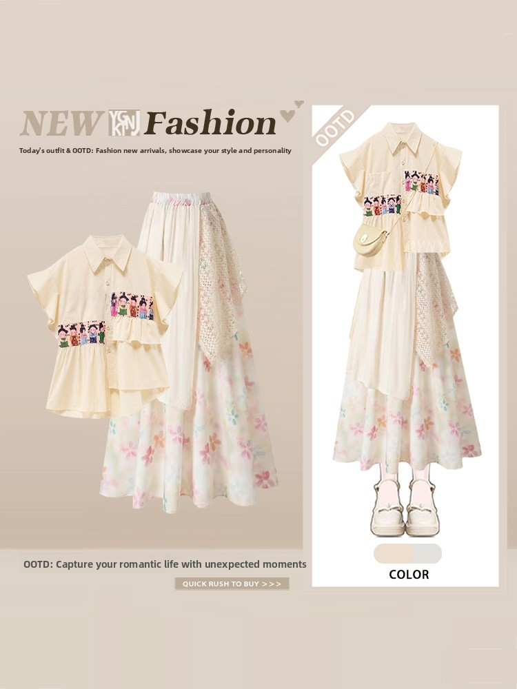 Summer Women's Cartoon Pattern - Summer Clothing Cartoon review and price
