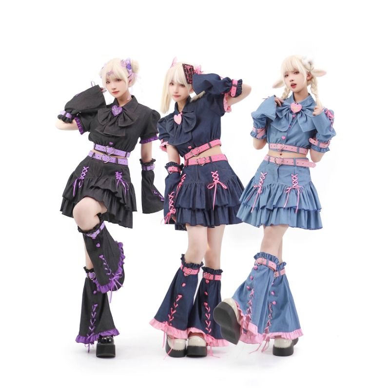 2024 Denim Sweetheart Y2k Set  - Summer Clothing Y2K review and price