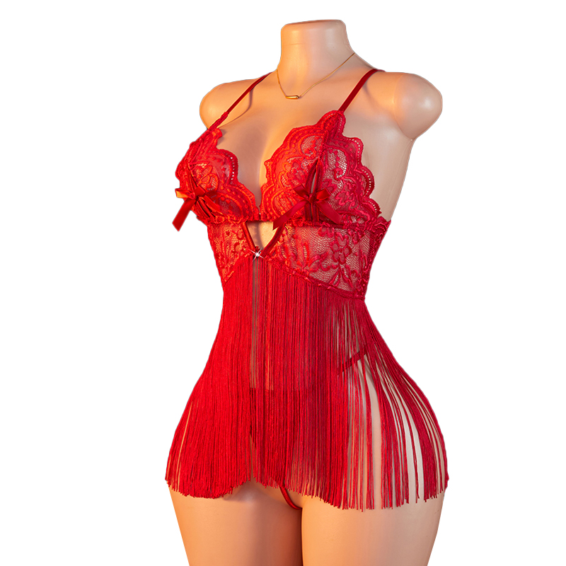 Transparent Lace Women Red Str - Summer Clothing For Women review and price