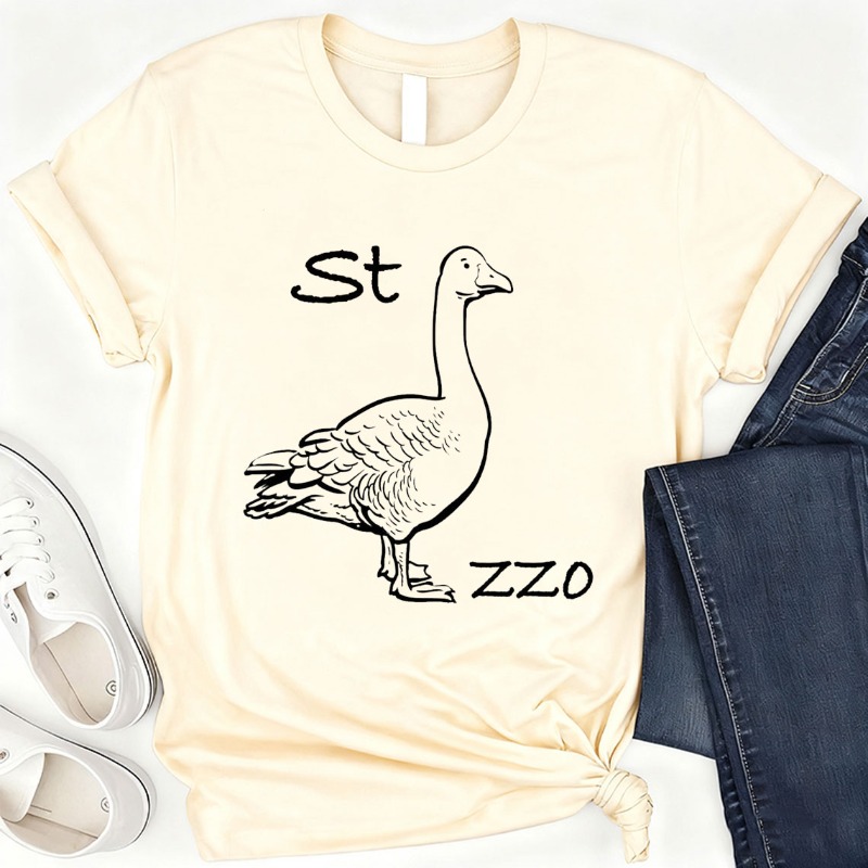 IMage Goose Rebus T-Shirt Funn - Summer Clothing Images review and price