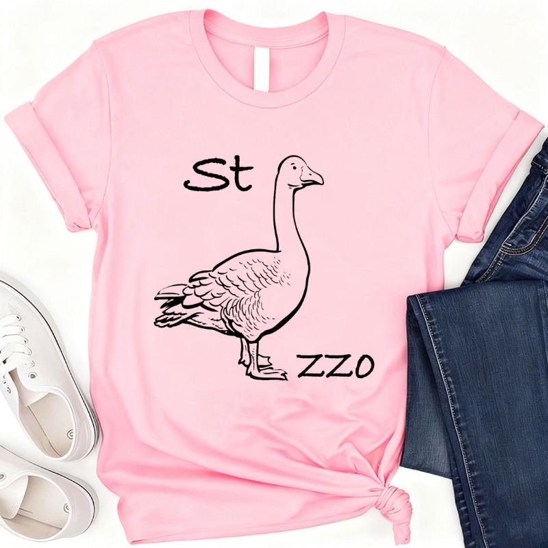 IMage Goose Rebus T-Shirt Funn - Summer Clothing Images review and price