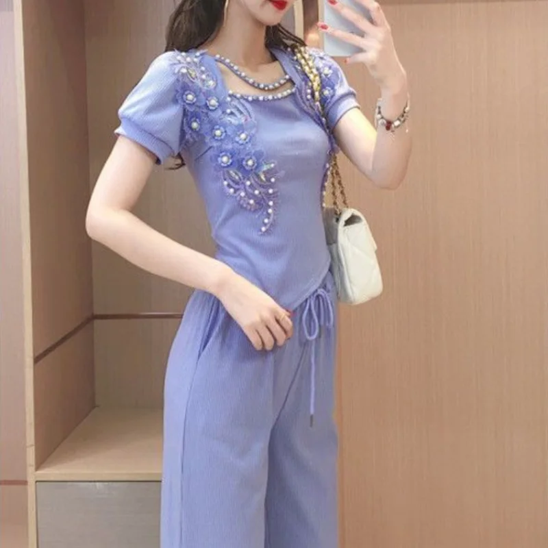 Wide Leg Ladies Trouser Purple - Summer Clothing Trends 2025 review and price