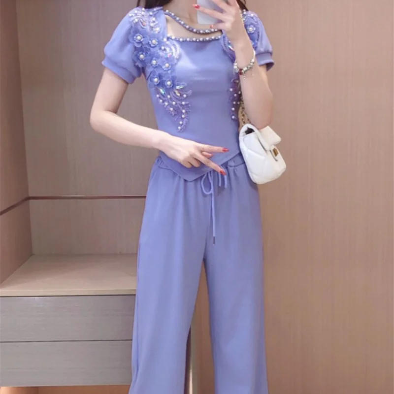 Wide Leg Ladies Trouser Purple - Summer Clothing Trends 2025 review and price