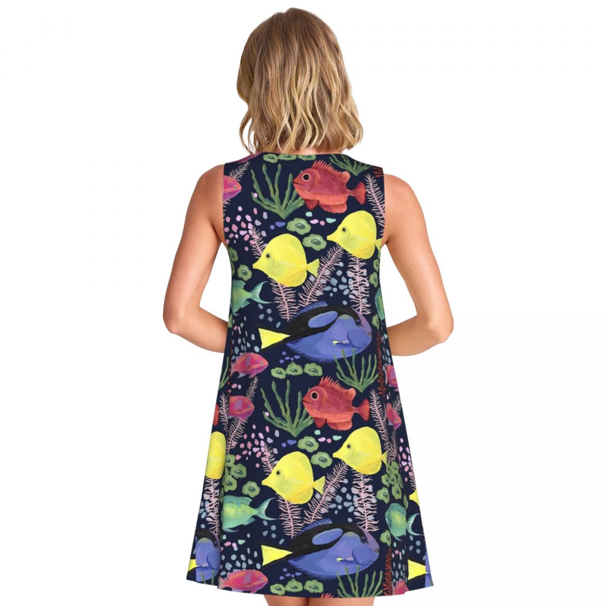 Sea Fish Tank Dress Colorful O - Summer Clothing Ideas For Women review and price