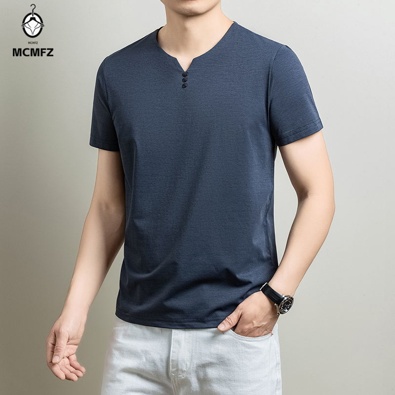 Mens Basic Henley T Shirt Comf - Summer Clothing Line review and price