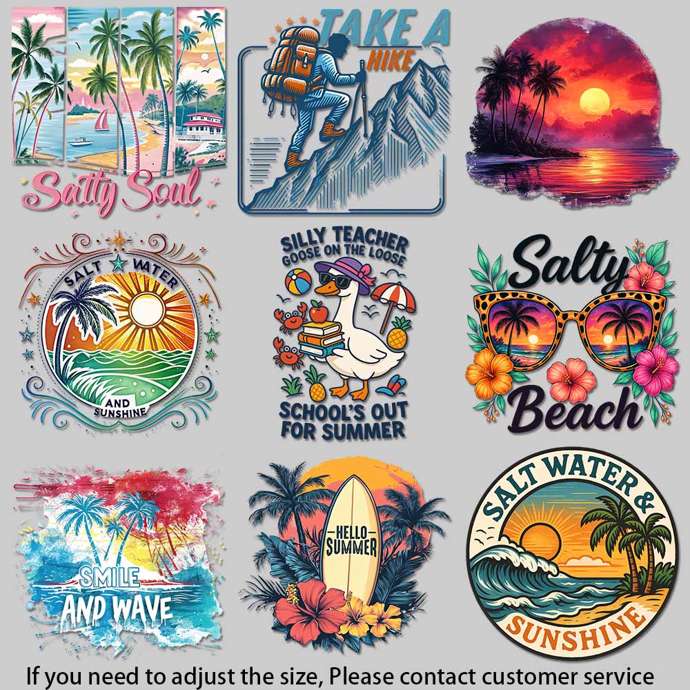 Bright Cartoon Heat Transfer D - Summer Duck Clothing review and price