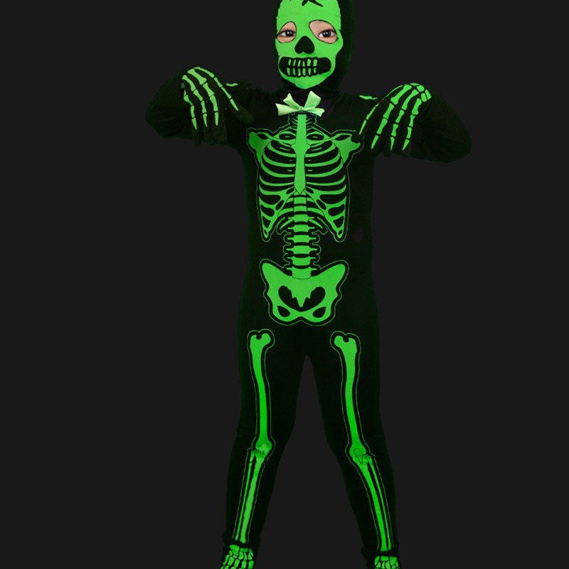 Black Glowing Skeleton Costume - Summer Nights Clothing review and price