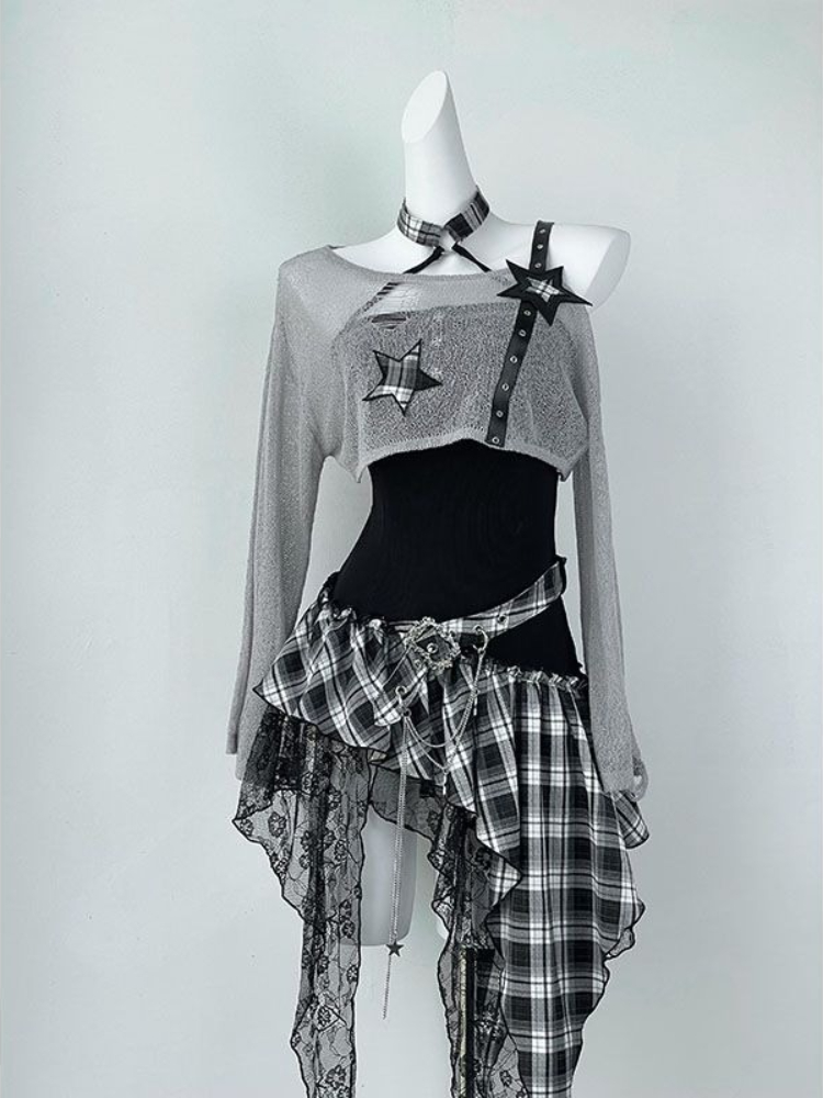 2000s Y2K Spicy Girl Design Ir - Summer Clothing Y2K review and price