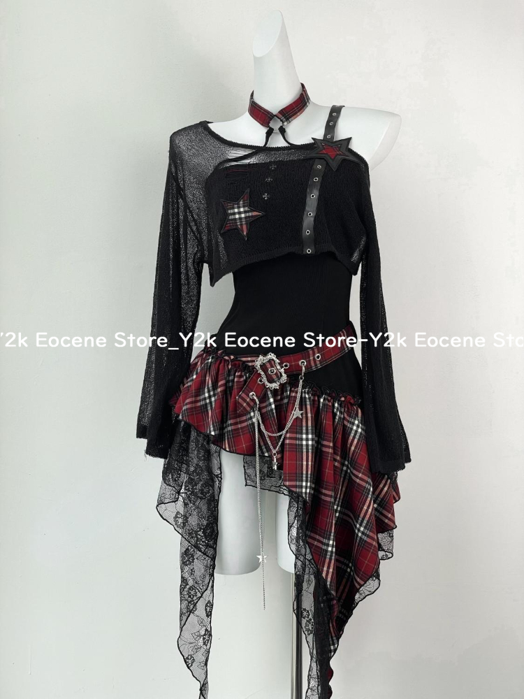 2000s Y2K Spicy Girl Design Ir - Summer Clothing Y2K review and price