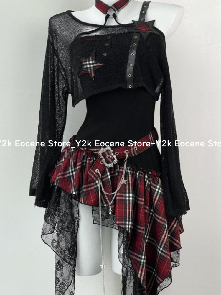 2000s Y2K Spicy Girl Design Ir - Summer Clothing Y2K review and price