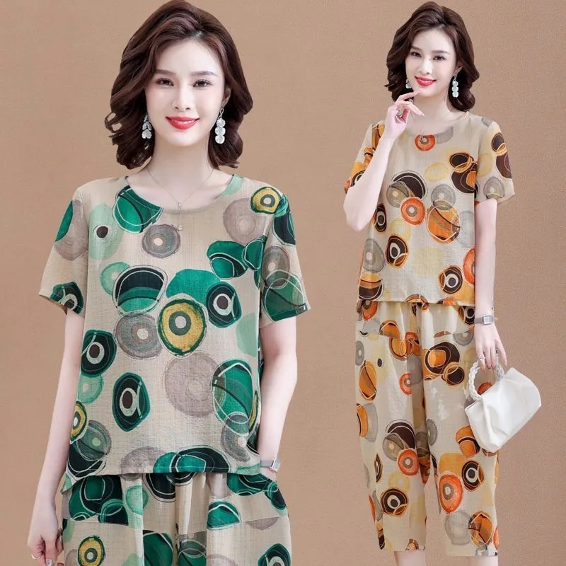 New Short-Sleeved T-Shirt for  - Summer Linen Clothing For Women review and price