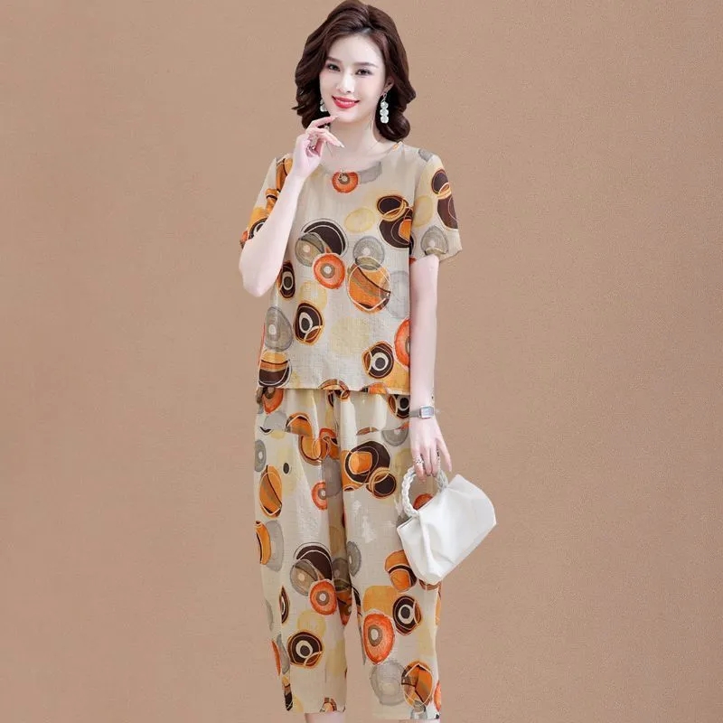 New Short-Sleeved T-Shirt for  - Summer Linen Clothing For Women review and price