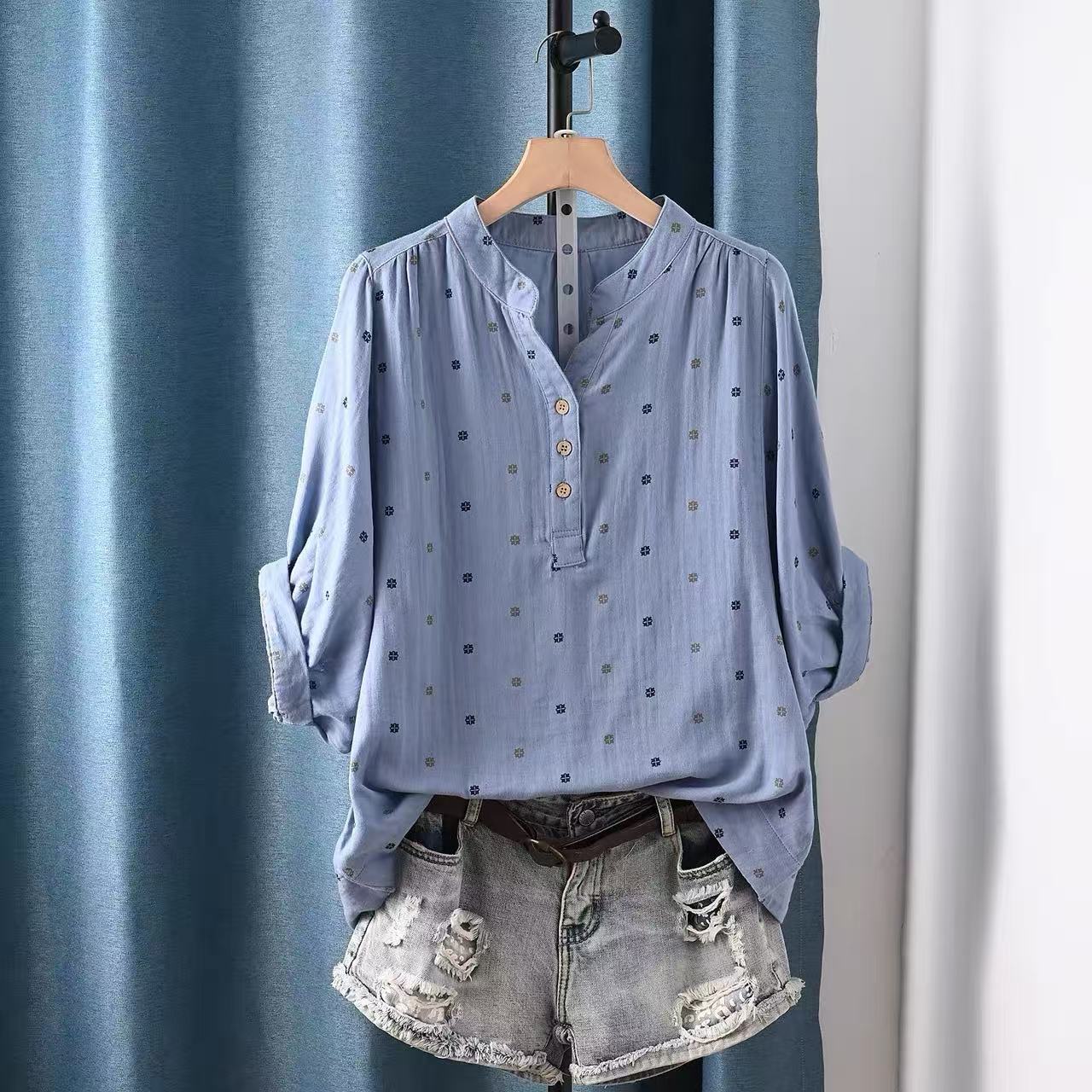 2026 Women's blouse women Japa - Summer Clothing Yarn review and price