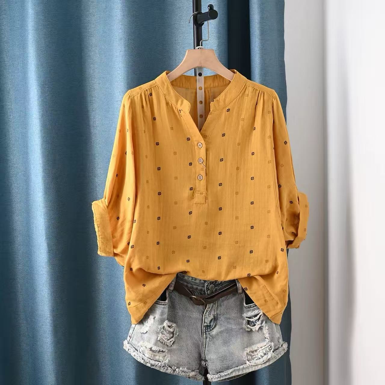 2026 Women's blouse women Japa - Summer Clothing Yarn review and price