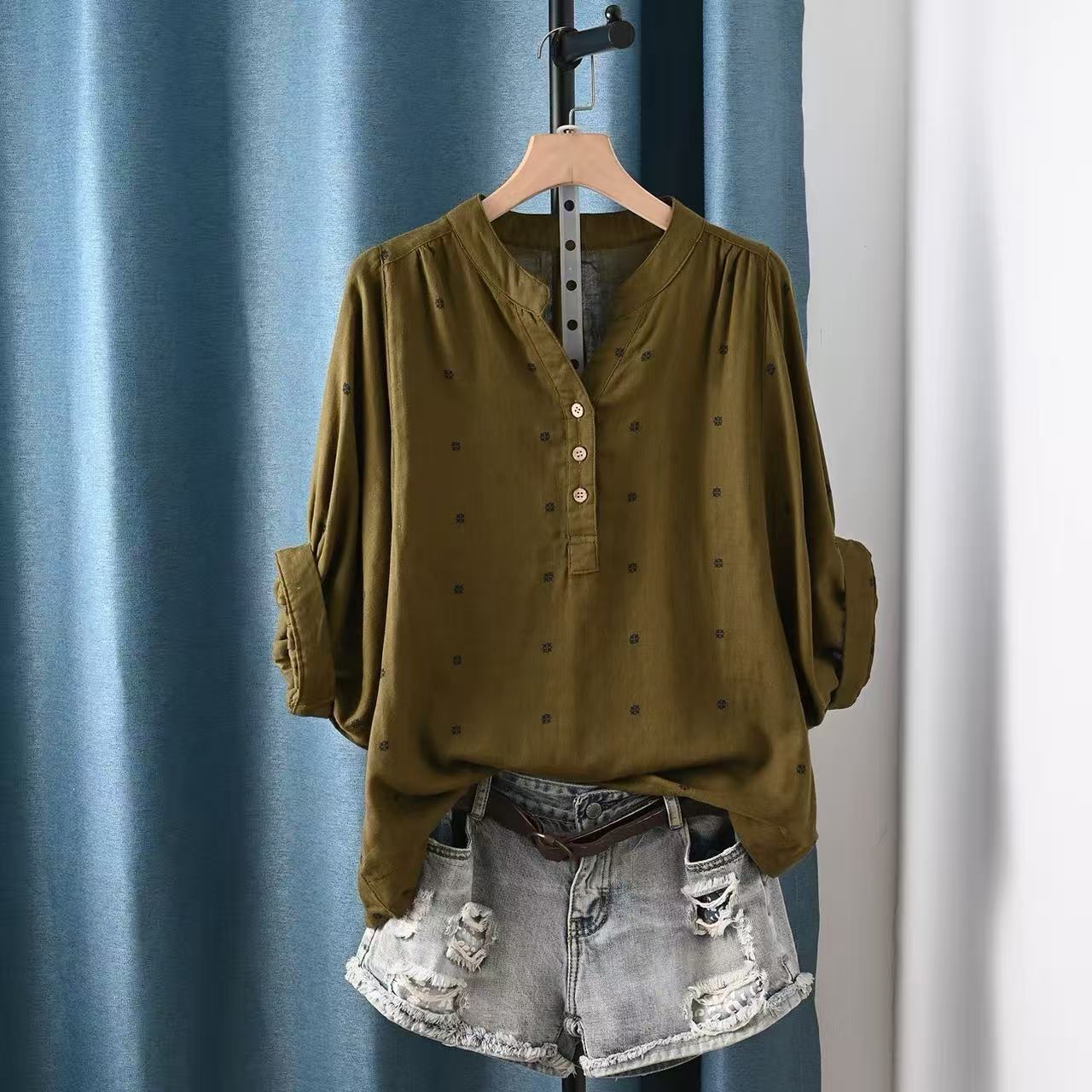 2026 Women's blouse women Japa - Summer Clothing Yarn review and price