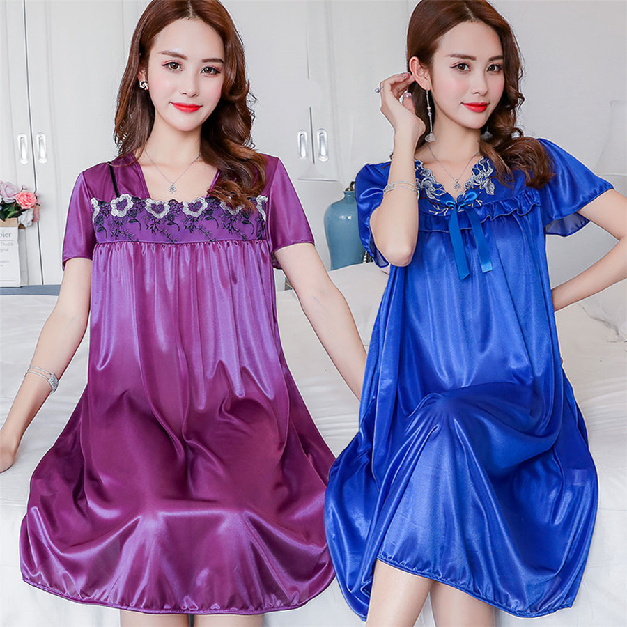 NEW Summer Ice Silk Nightgown  - Summer Nights Clothing review and price