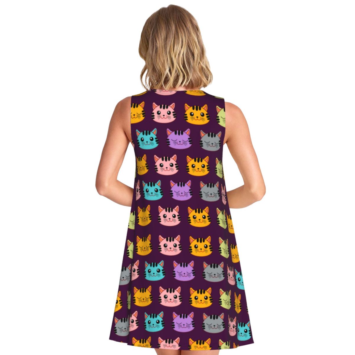 Cool Cats Tank Dress Cute Anim - Summer Clothing Ideas For Women review and price