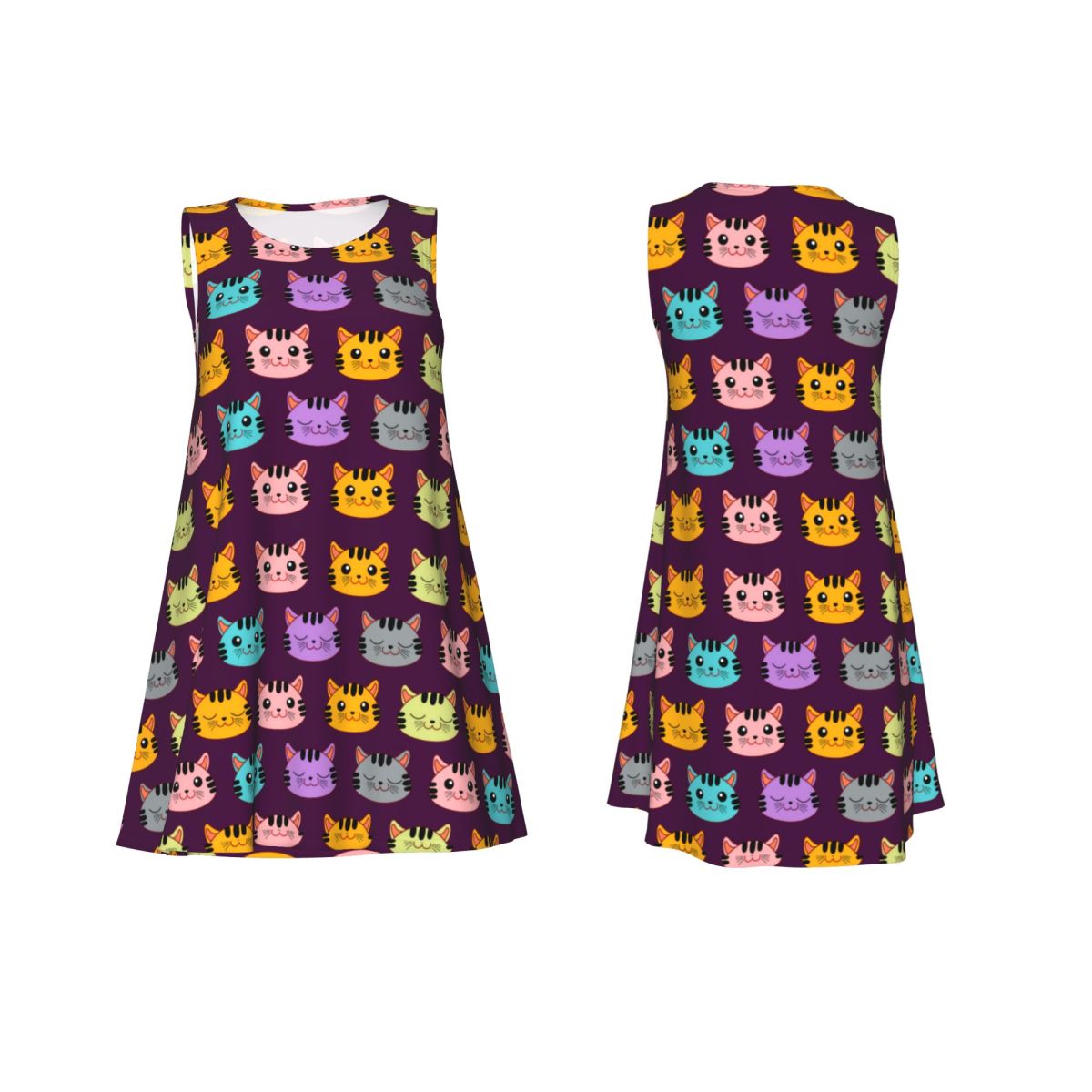 Cool Cats Tank Dress Cute Anim - Summer Clothing Ideas For Women review and price