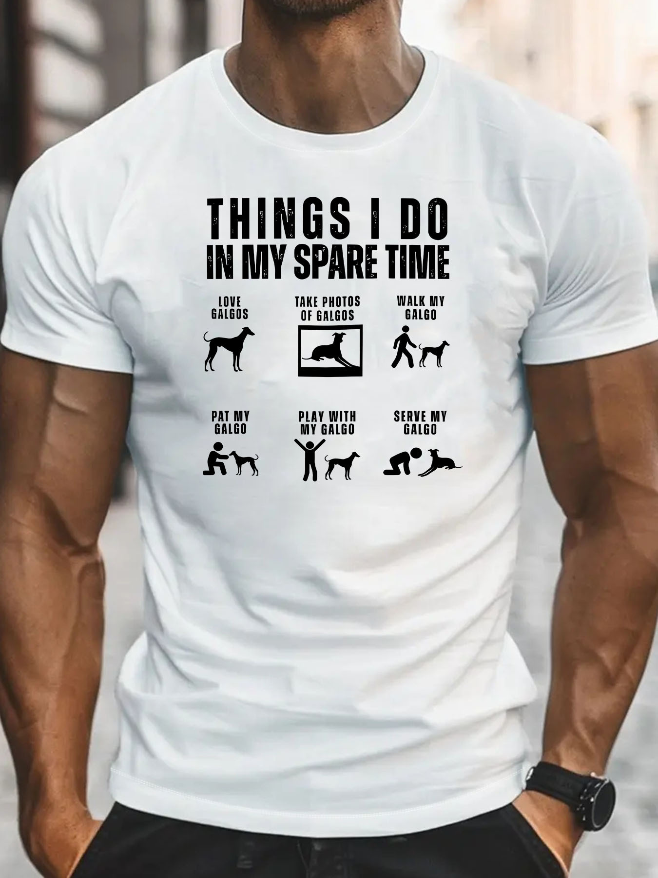 Funny Spanish Greyhound T-Shir - Summer Clothing In Spanish review and price